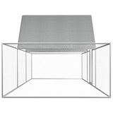Vidaxl Chicken Run 6x2x2 M ocynkowana stal