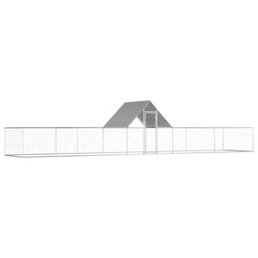 Vidaxl Chicken Run 10x2x2 M ocynkowana stal