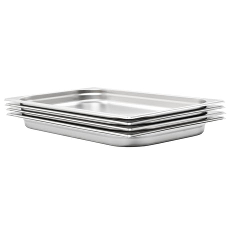 Pojemniki gastronomiczne Vidaxx 4 szt. GN 1 1 40 mm ze stali nierdzewnej