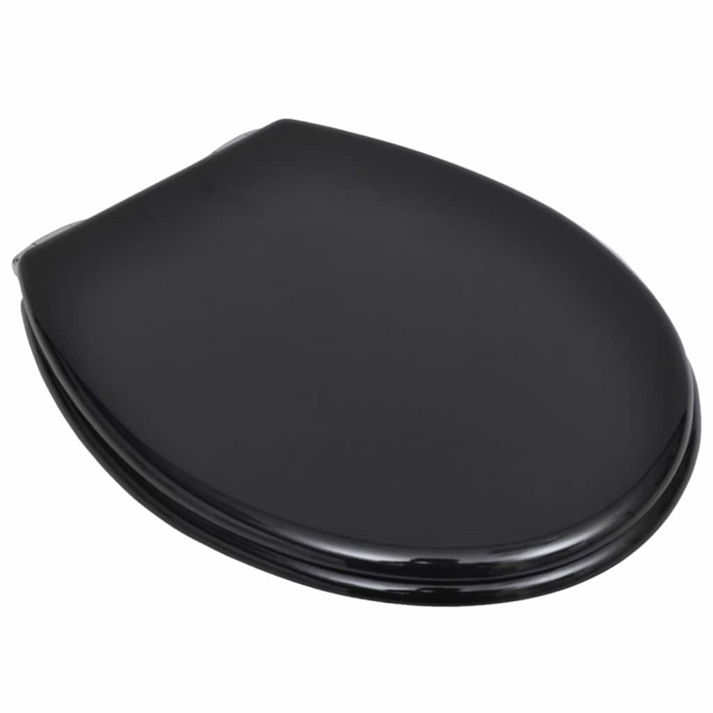 Deska sedesowa VidaXL z pokrywą typu soft-close, 2 szt. MDF, czarna