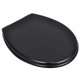 Deska sedesowa VidaXL z pokrywą typu soft-close, 2 szt. MDF, czarna
