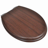 Vidaxl toalety z miękką osłoną 2 ST MDF Brown