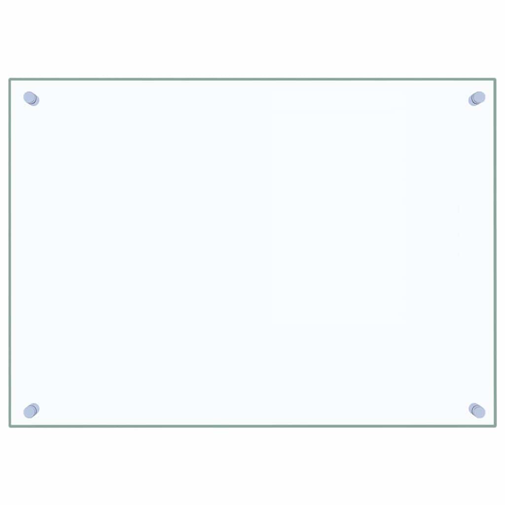 Vidaxl Splash Screen Kitchen 70x50 cm Hartowane szkło przezroczyste