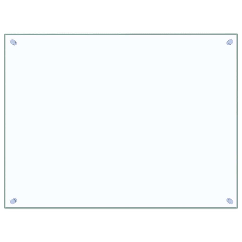 Vidaxl Splash Screen Kitchen 80x60 cm Hartowane szkło przezroczyste