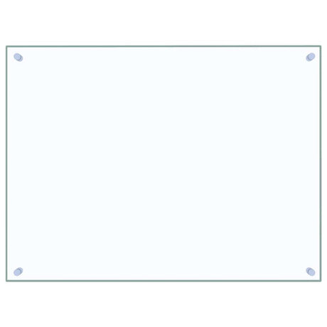 Vidaxl Splash Screen Kitchen 80x60 cm Hartowane szkło przezroczyste
