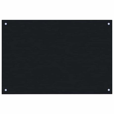 Vidaxl Splash Screen Kitchen 90x50 cm zahartowany szklany czarny