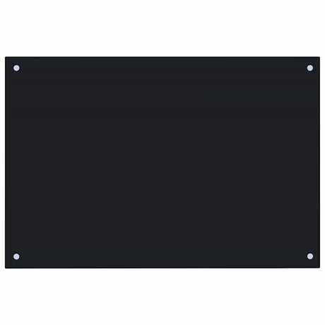 Vidaxl Splash Screen Kitchen 90x60 cm zahartowany szklany czarny