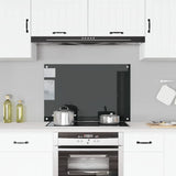 Vidaxl Splash Screen Kitchen 90x60 cm zahartowany szklany czarny