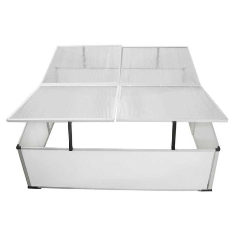Zimny ​​pojemnik Vidaxl z 4 pokrywkami 108x110x41 cm