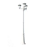 Vidaxl Garden Lant Kingston 3-Arms 215 cm White