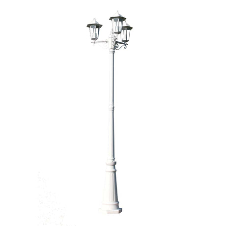 Vidaxl Garden Lant Kingston 3-Arms 215 cm White