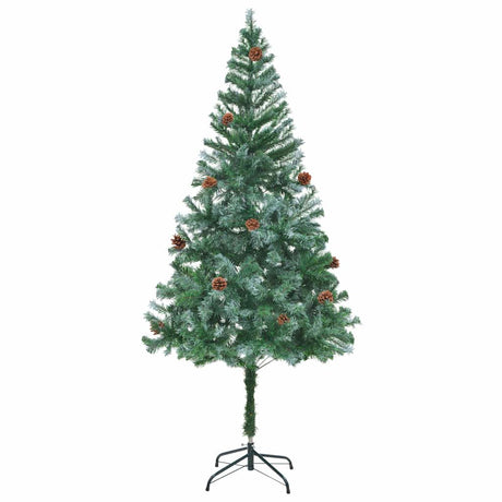Vidaxl kunstkerstboom z szyszkami sosnowymi 180 cm