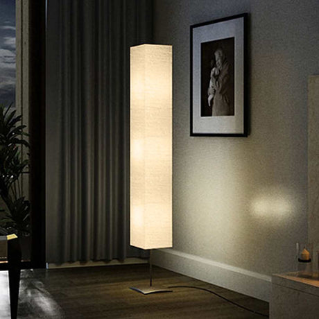 Lampa podłogowa vidaxl ze stalowym standardem 170 cm beżowym