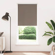 Roleta zaciemniająca Vidaxx 84,4 x 230 cm szerokość tkaniny 80 cm kawowy brąz