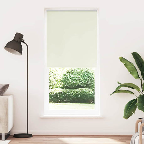 Roleta zaciemniająca Vidaxx 124,4 x 230 cm szerokość tkaniny 120 cm białawy