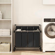Vidaxl Wass Starter z 4 oparciami czarnymi i szarymi