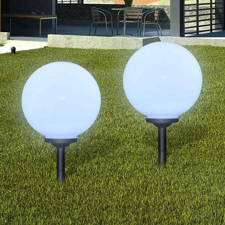 Vidaxl Garden Path Lampy 2 STS z gruntu LED 30 cm
