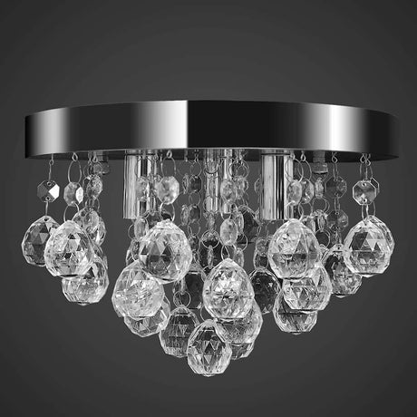 Lampa sufitowa Vidaxl Design Crystal Chrom