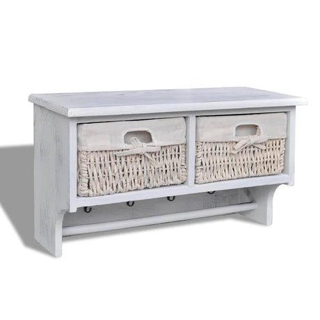 Vidaxl Walkshor 60x23.5x33 cm Paulownihout White
