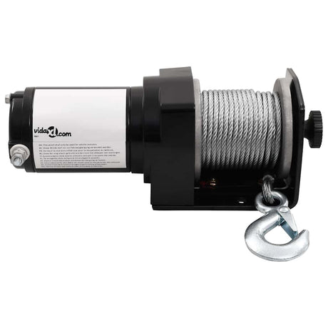 Vidaxl Electric Winch 1360 kg z okno toczącego płyty montażowej