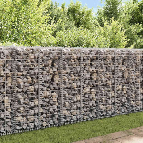 Koszyk Vidaxl Schans z pokrywkami 100x30x30 cm Drut ocynkowany