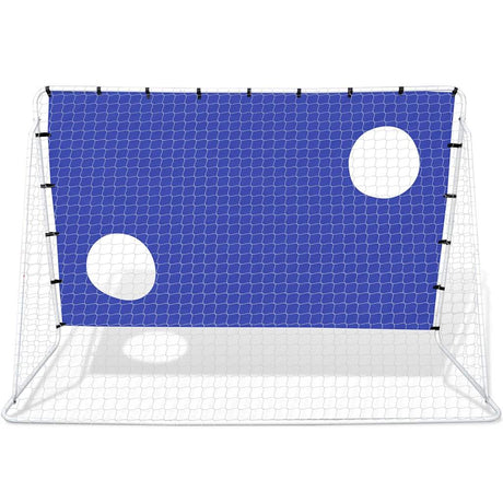 Gol w piłce nożnej Vidaxl z wysoką wysoką kwotę 240x92x150 cm stal