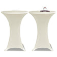 Vidaxl Stand Cover Cover Stretch Ø80cm Cream (2 sztuki)