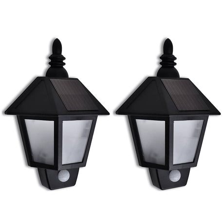 VidaXL kinkiet solarny z czujnikiem ruchu 2 szt