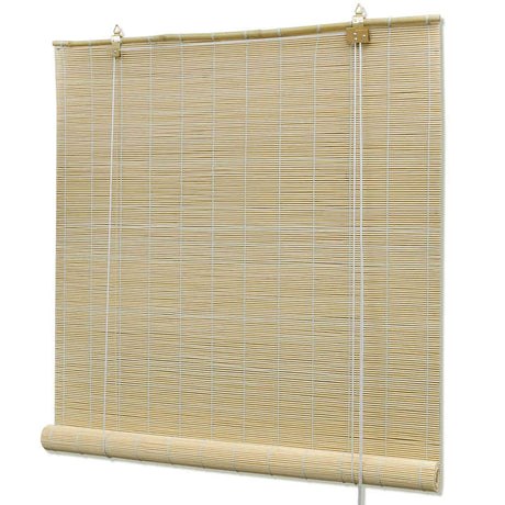 Vidaxl Roller Blind 120x160 cm Bamboo Natural