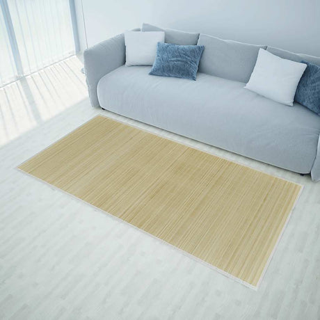 Dywan vidaxl prostokątny 120x180 cm bambus naturalny