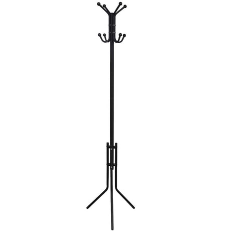 VidaXL Coat rack Metal Black