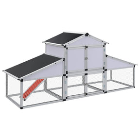 Vidaxl kurczak z ren i gniazdem aluminium