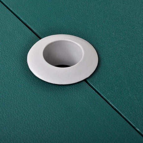 Stół kempingowy Vidaxl z czterema krzesłami Extra Light Aluminium składa się (zielony)