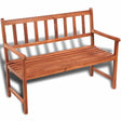 Vidaxl tuinbank 120 cm massief acaciahout