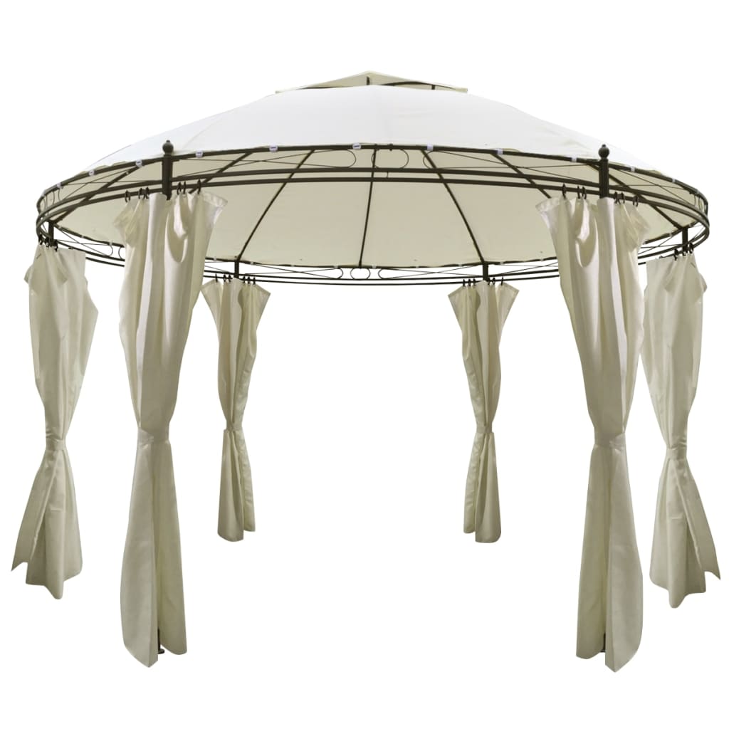 Vidaxl Arbor z zasłonami około 3,5x2,7 m