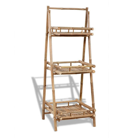3-warstwowy składany bambus Vidaxl Plant Rack