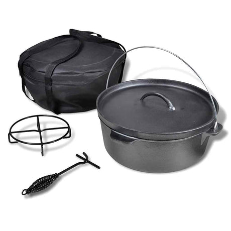 Vidaxl Braadpan 11.3 L, w tym akcesoria