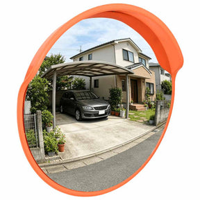 Vidaxl Traffic Mirror na zewnątrz 45 cm PC Plastic Orange