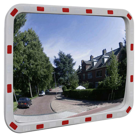Lusterka ruchu vidaxl prostokątna z odblaskami 60x80 cm