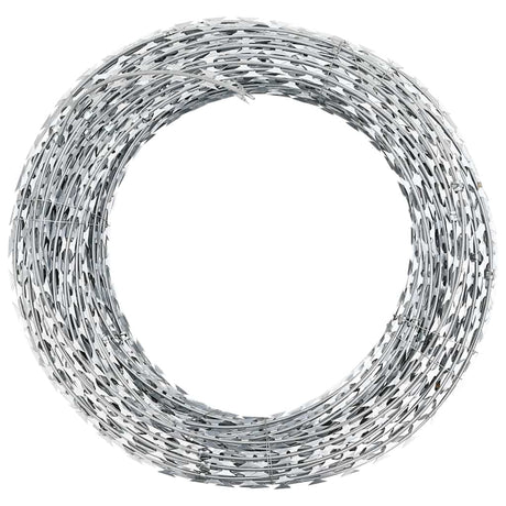 Vidaxl scheermmsstikkeldraad concertina ocynkowana stal 100 m