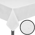 Tabletki vidaxl białe 5 sztuk 130 x 130 cm