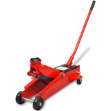 Vidaxl Hydraulic Powody Niski profil 3 tony czerwony