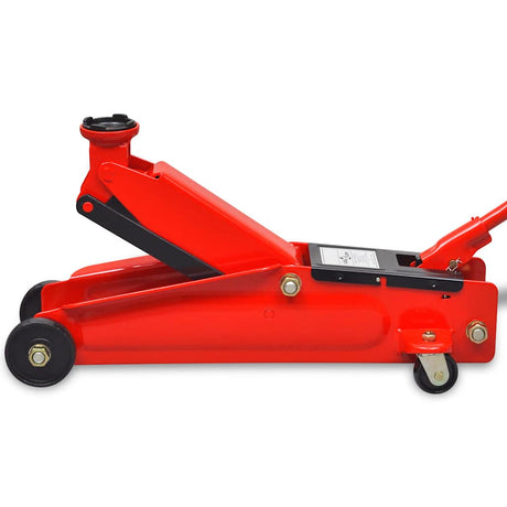 Vidaxl Hydraulic Powody Niski profil 3 tony czerwony