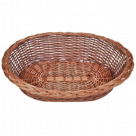 Vidaxl Dog Basket Bed 69 cm Natural Willow