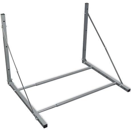 Vidaxl Tire Rack Steel w kolorze srebrnym