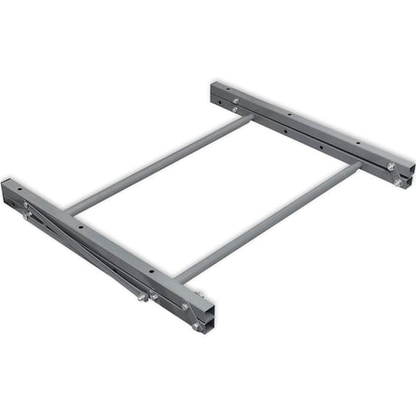 Vidaxl Tire Rack Steel w kolorze srebrnym