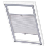 Vidaxl Roller Blind Plisted White 206
