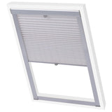 Vidaxl Roller Blind Plisted White 206