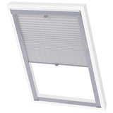 Vidaxl Roller Blind Plisted White M06 306