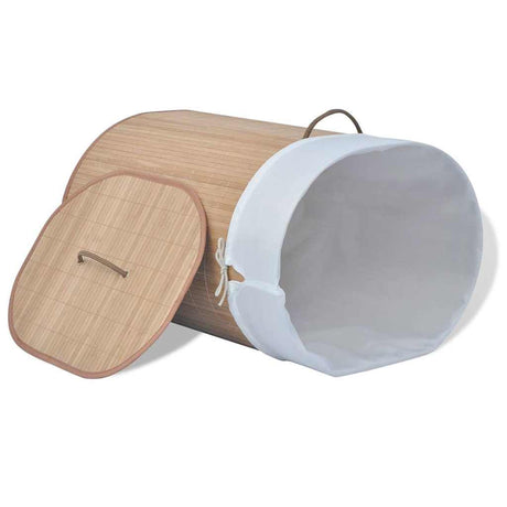 Vidaxl pralni koszyk owalny Bamboo oczywiście